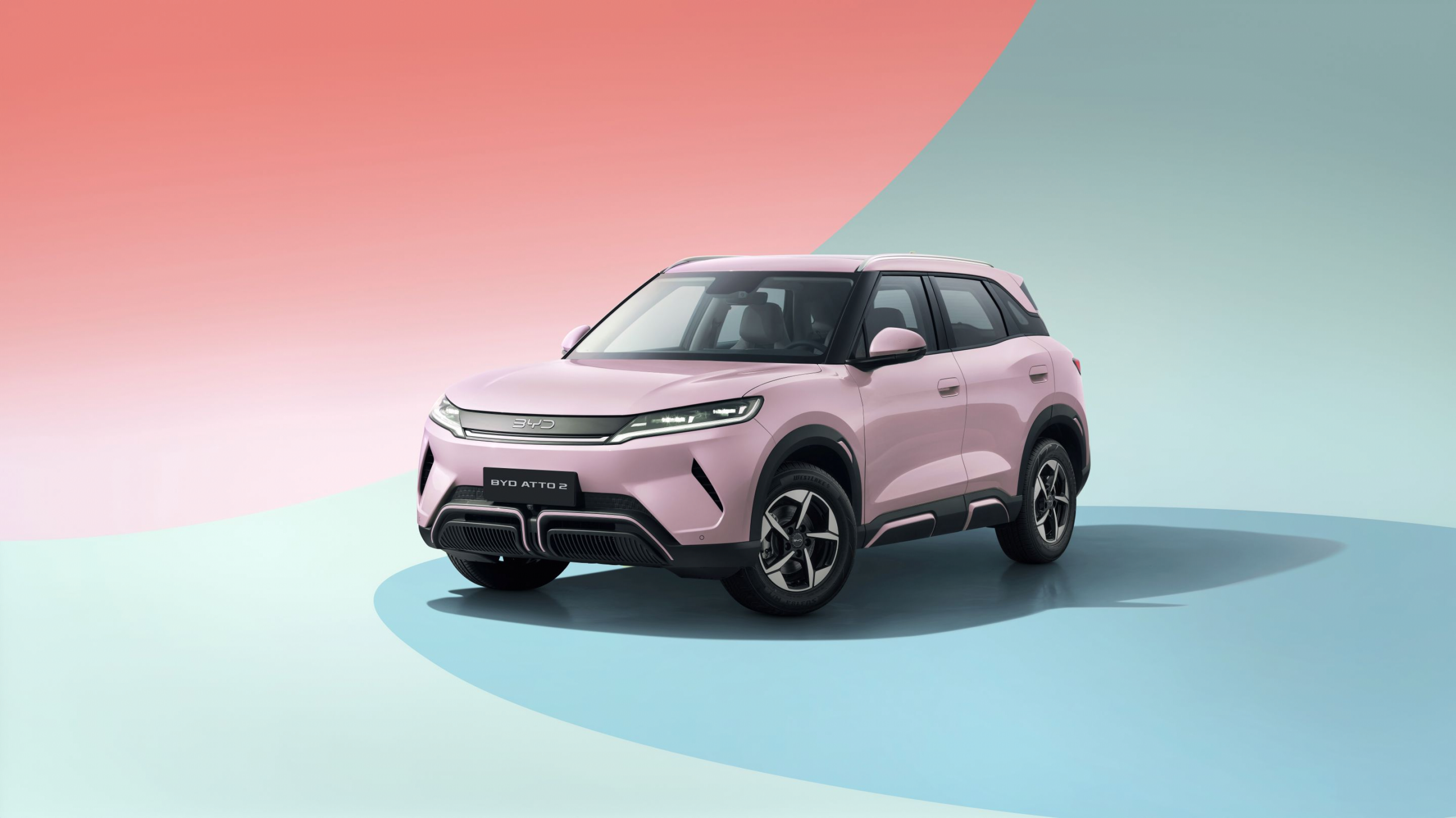 BYD Atto 2 màu hồng Petal Pink