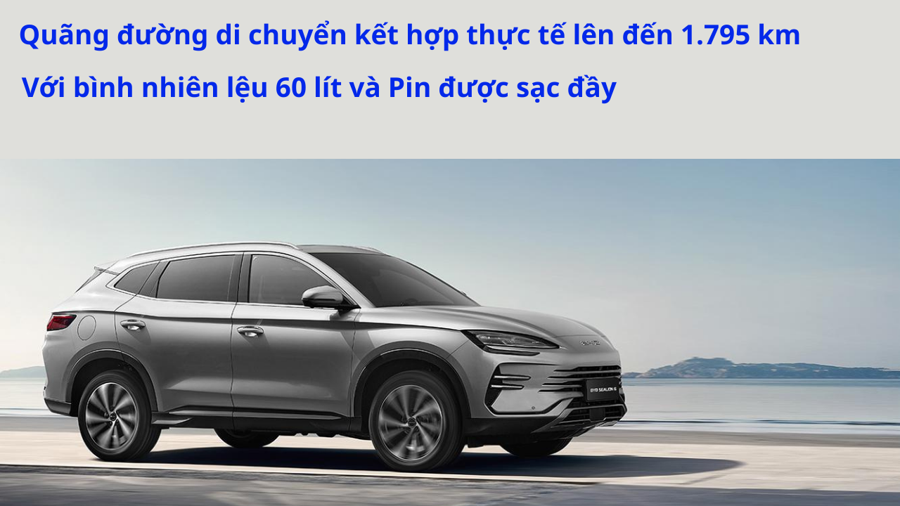 thông số byd sealion 6 quãng đường di chuyển thực tế của người dùng chia sẽ