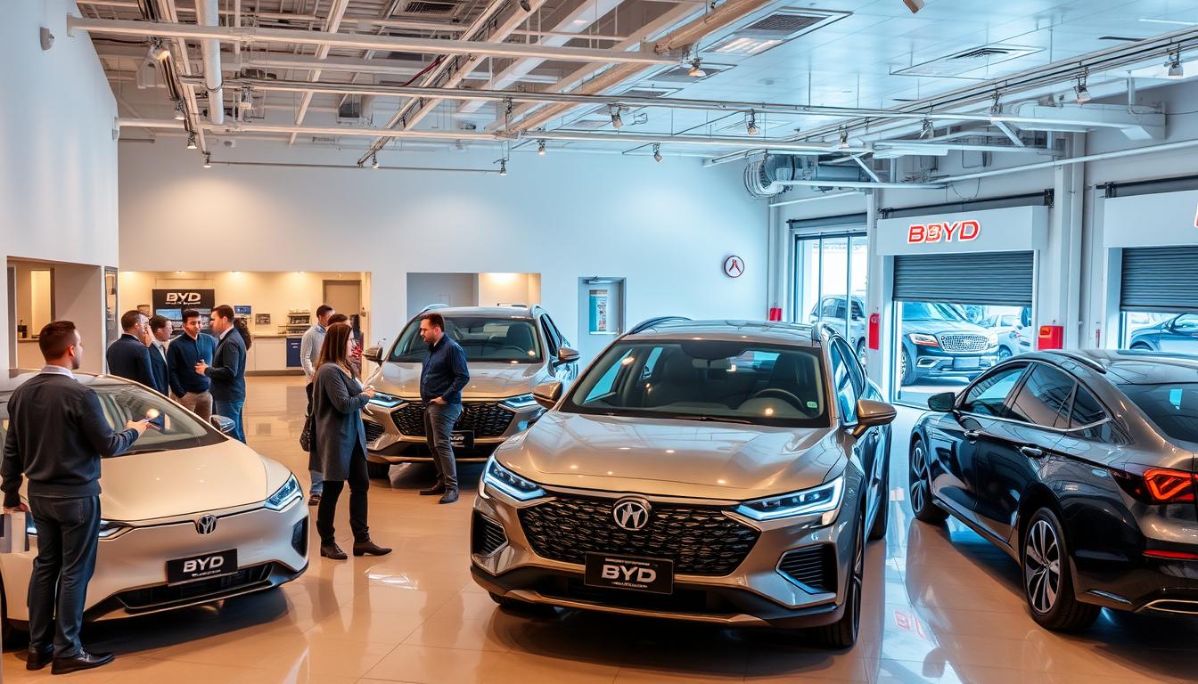 hỗ trợ từ đại lý BYD