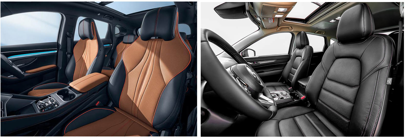 sealion 6 vs mazda cx-5 hàng ghế trước