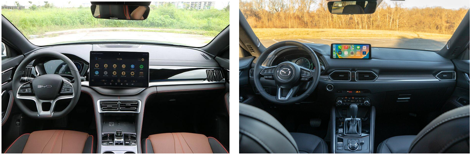 Sealion 6 vs mazda cx-5 thiết kế không gian lái của 2 mẫu xe