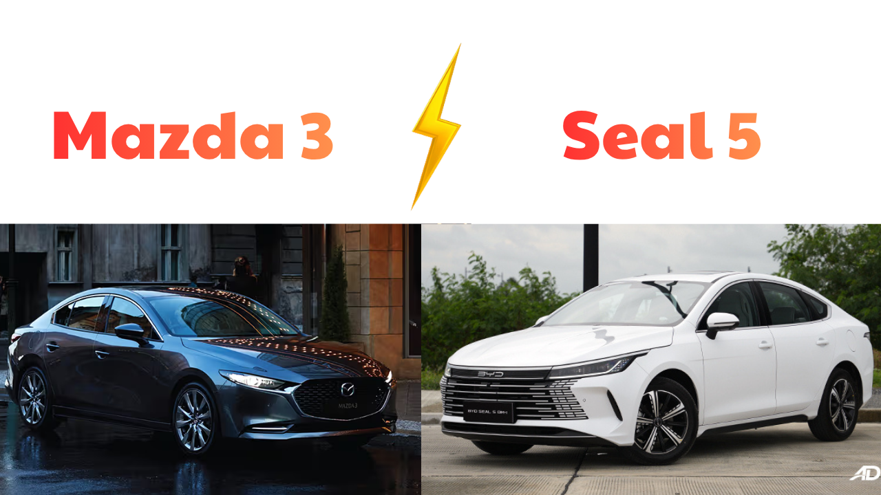 byd seal 5 vs mazda 3