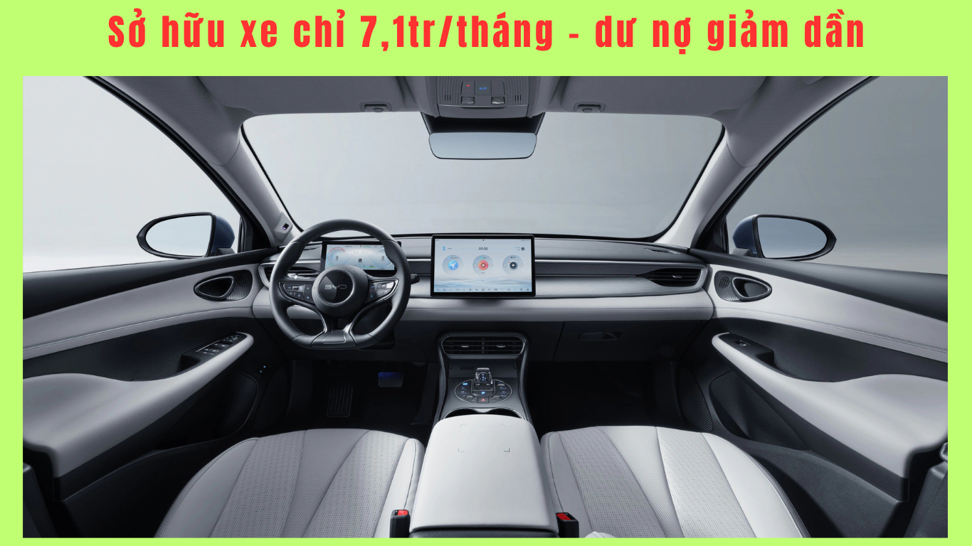 Trả góp xe byd seal 5 chỉ với 7,1tr đồng / tháng dư nợ giảm dần