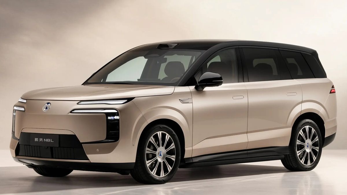 Denza N8L 2026 – SUV điện 6 chỗ của BYD chạy 960 km mỗi lần sạc