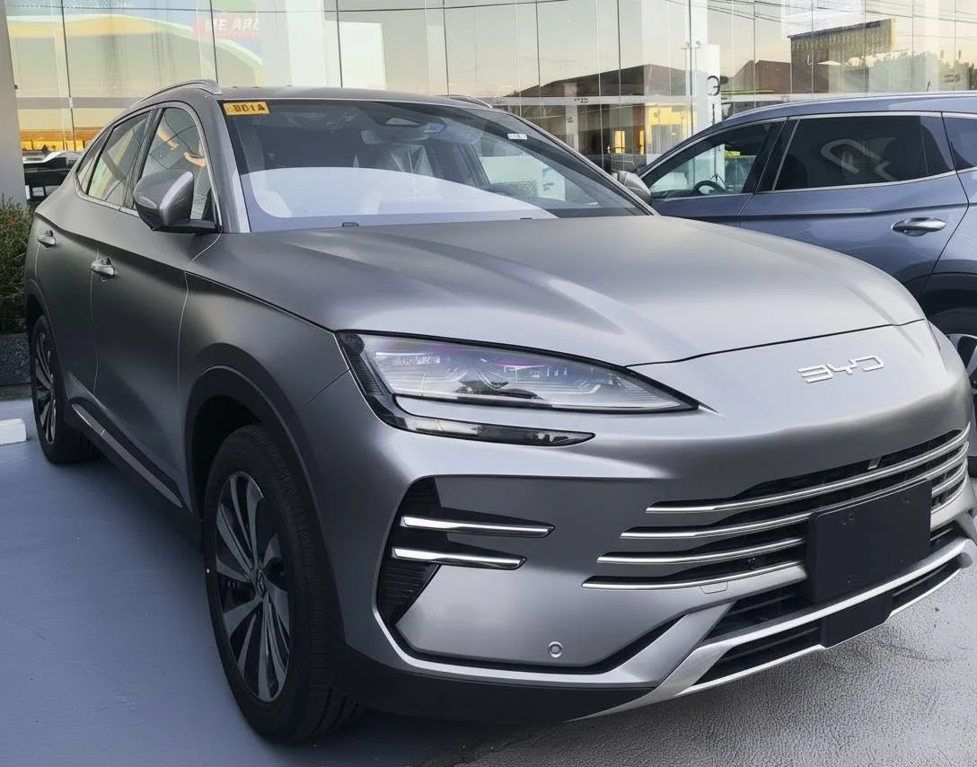 BYD Sealion 6 dán đổi màu xám nhám (ảnh mô phỏng)